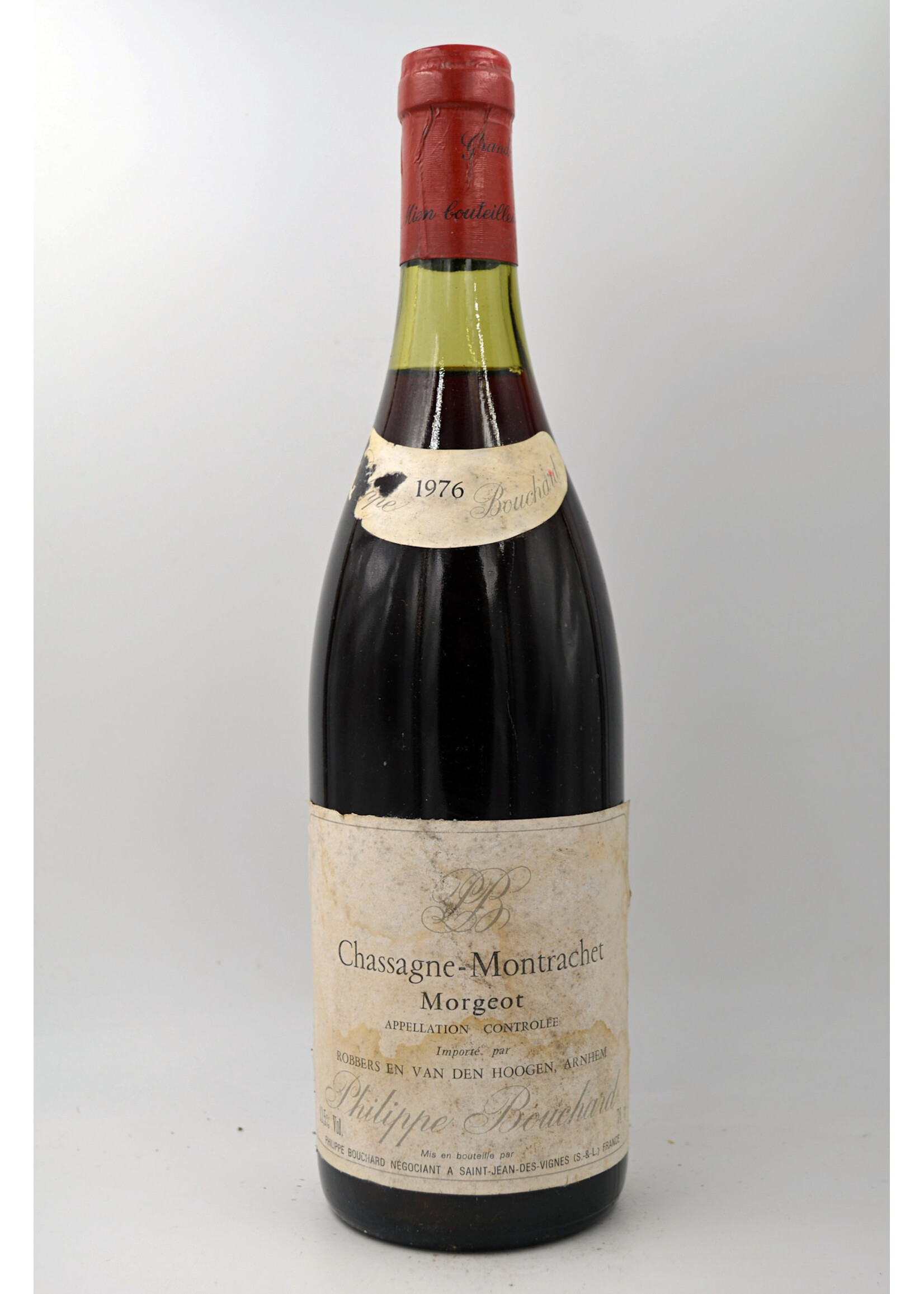 1976 Chassagne Montrachet Morgeot rouge Philippe Bouchard (sl/sdl, min 2.5)