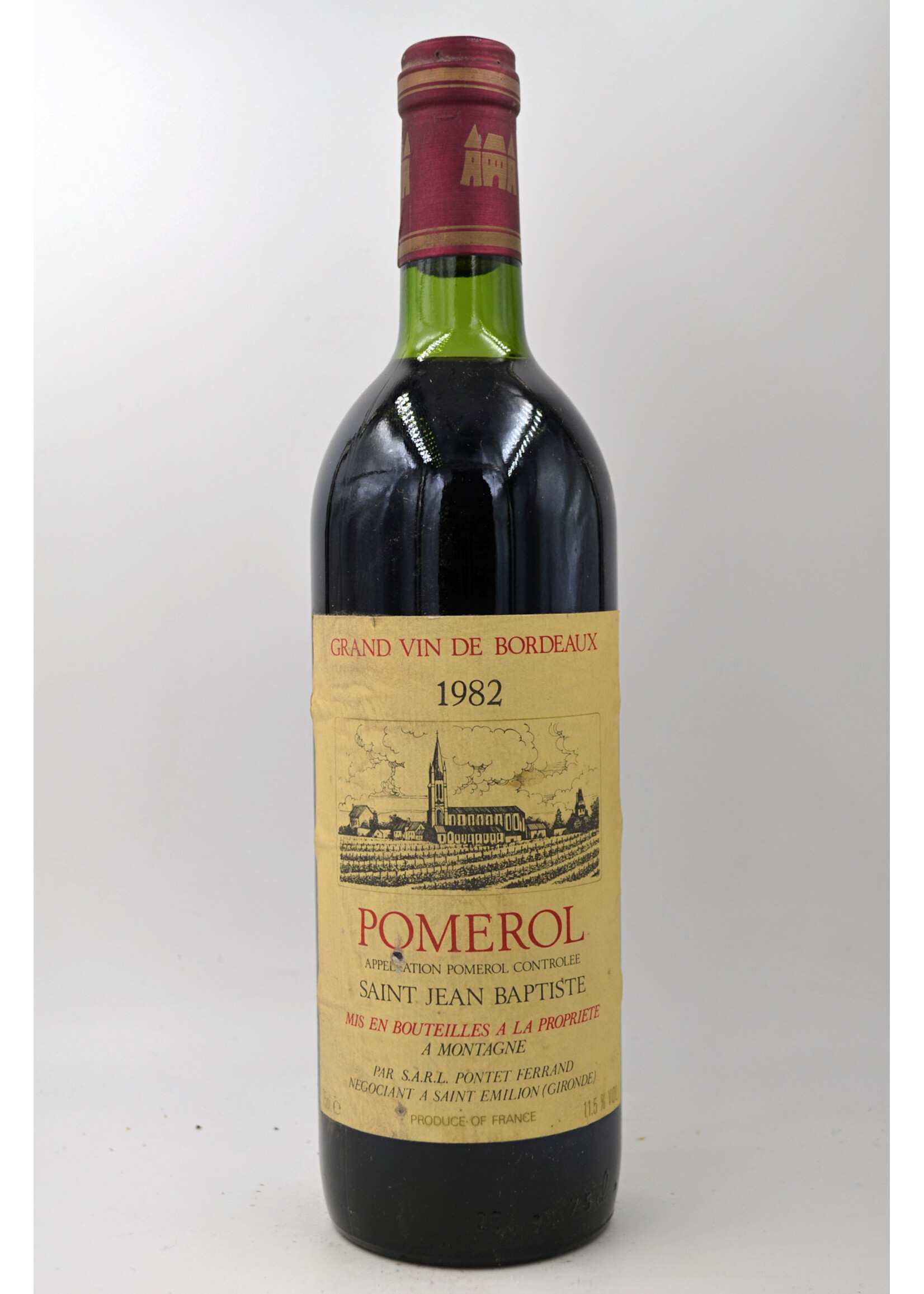 1982 Pomerol Saint Jean Baptiste (sl/sdl, ts)