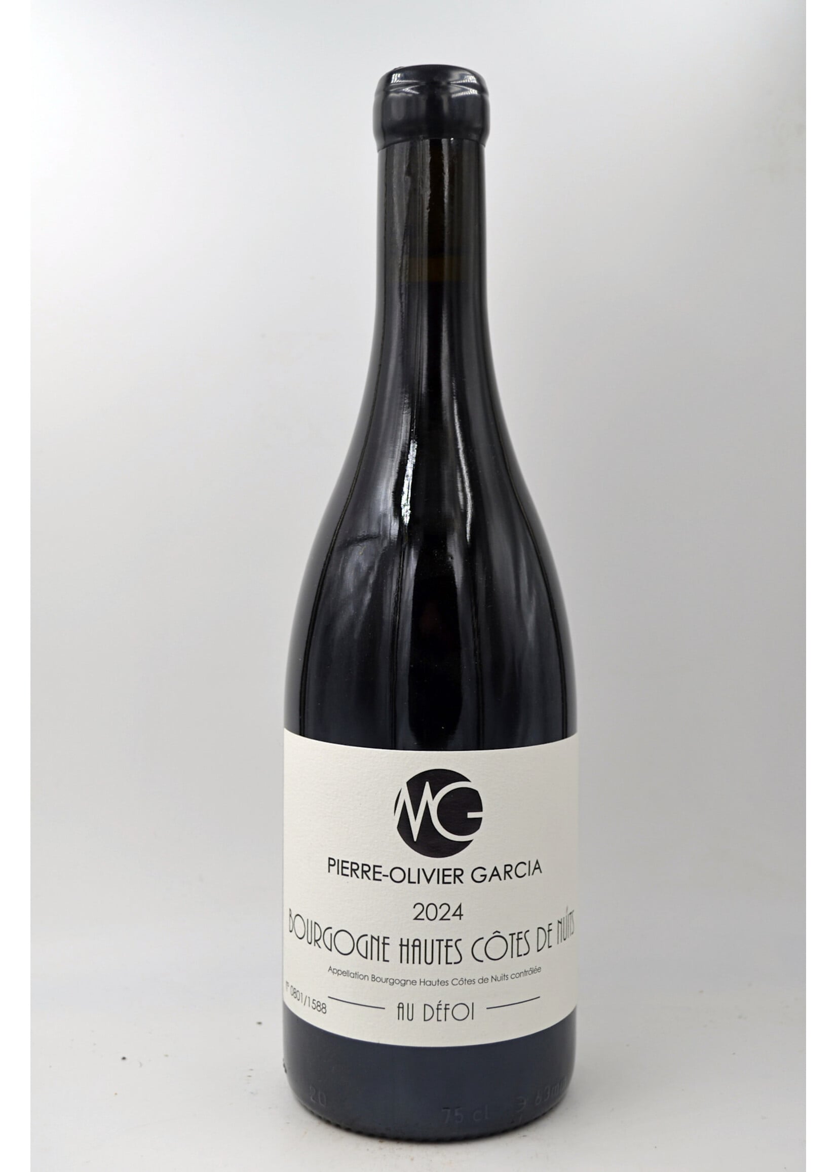 2024 Bourgogne Hautes Cotes de Nuits au Defoi Pierre Olivier Garcia
