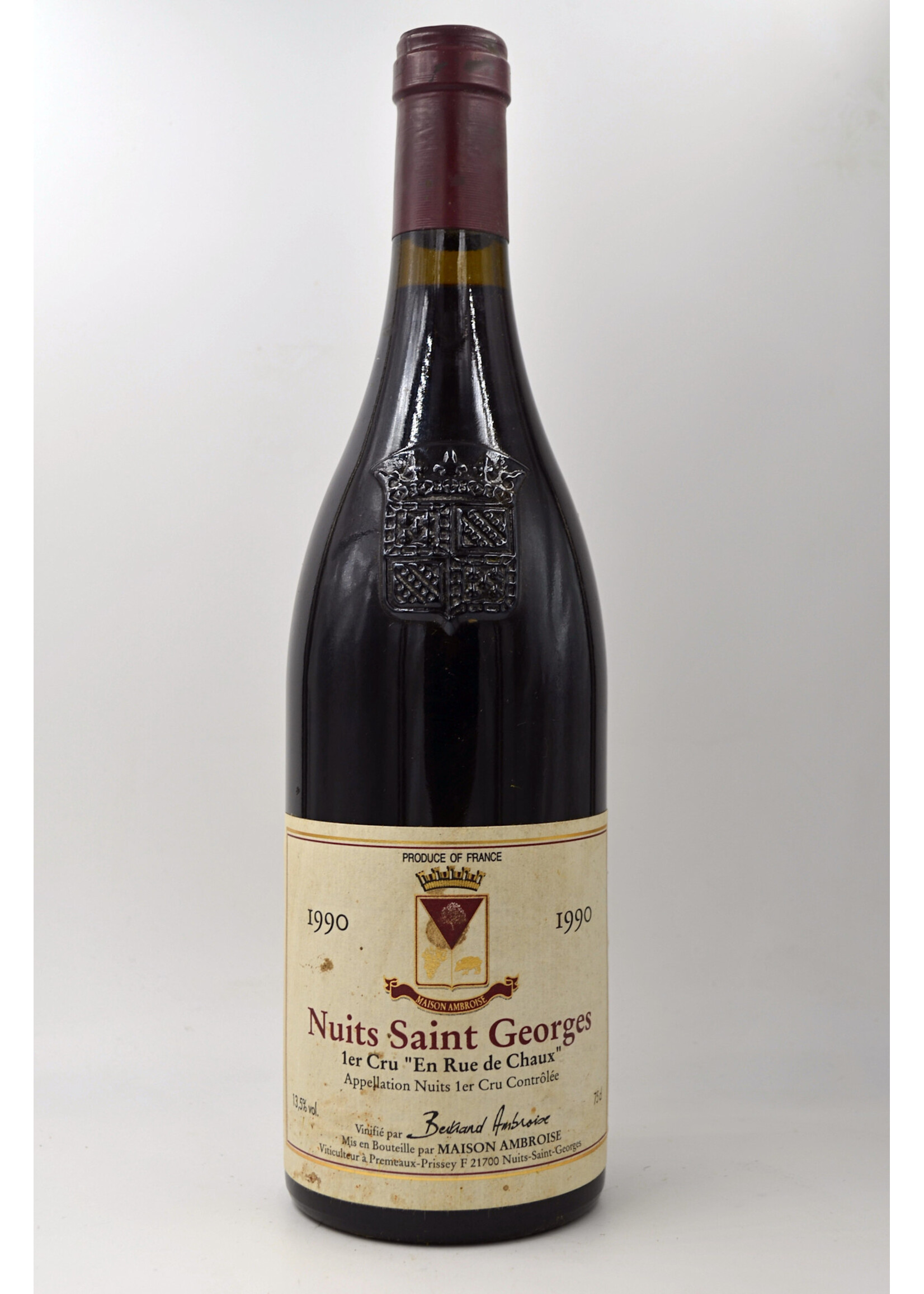 1990 Nuits Saint Georges en Rue de Chaux Bertrand Ambroise (sl)