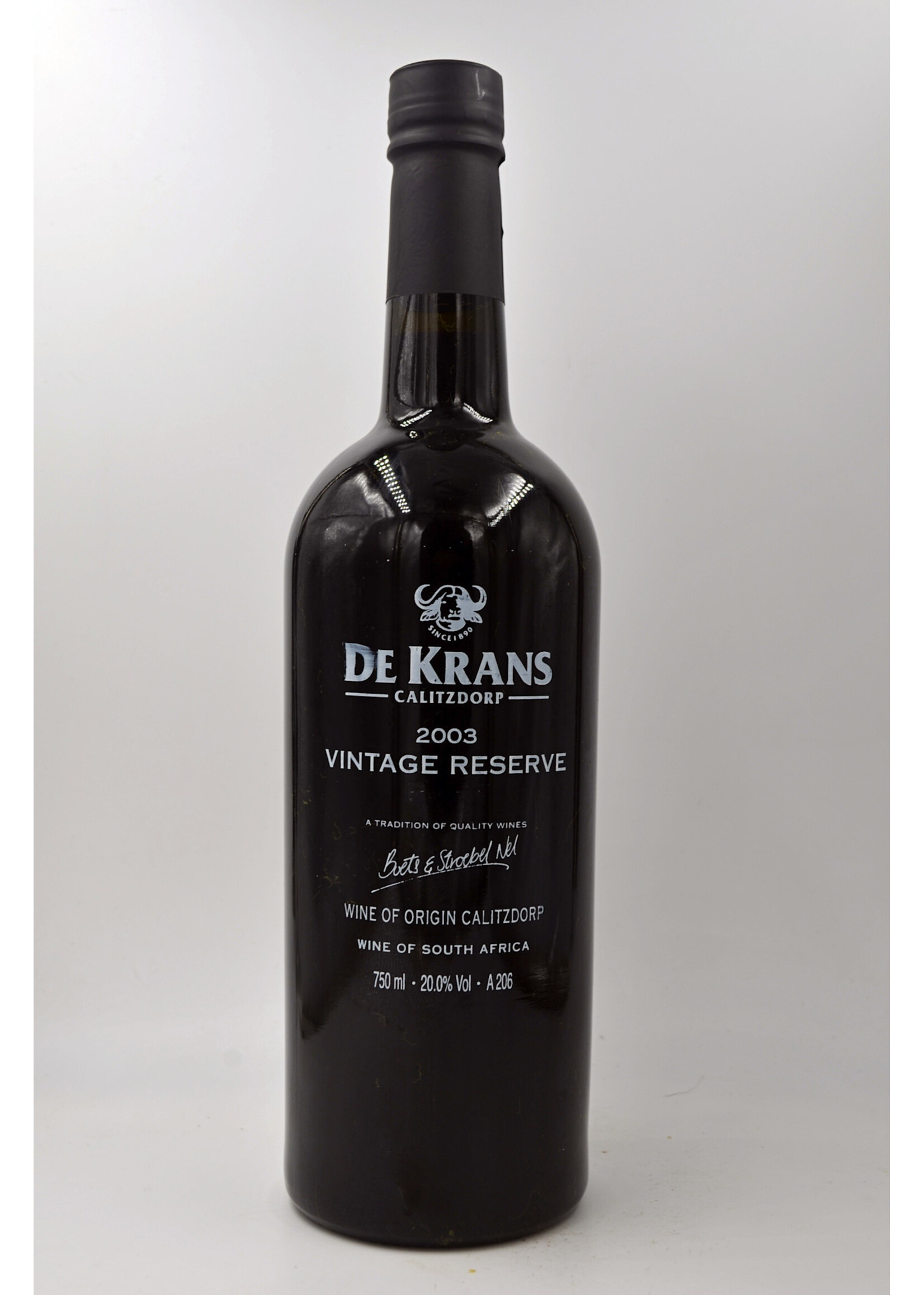 2003 Vintage Reserve de Krans