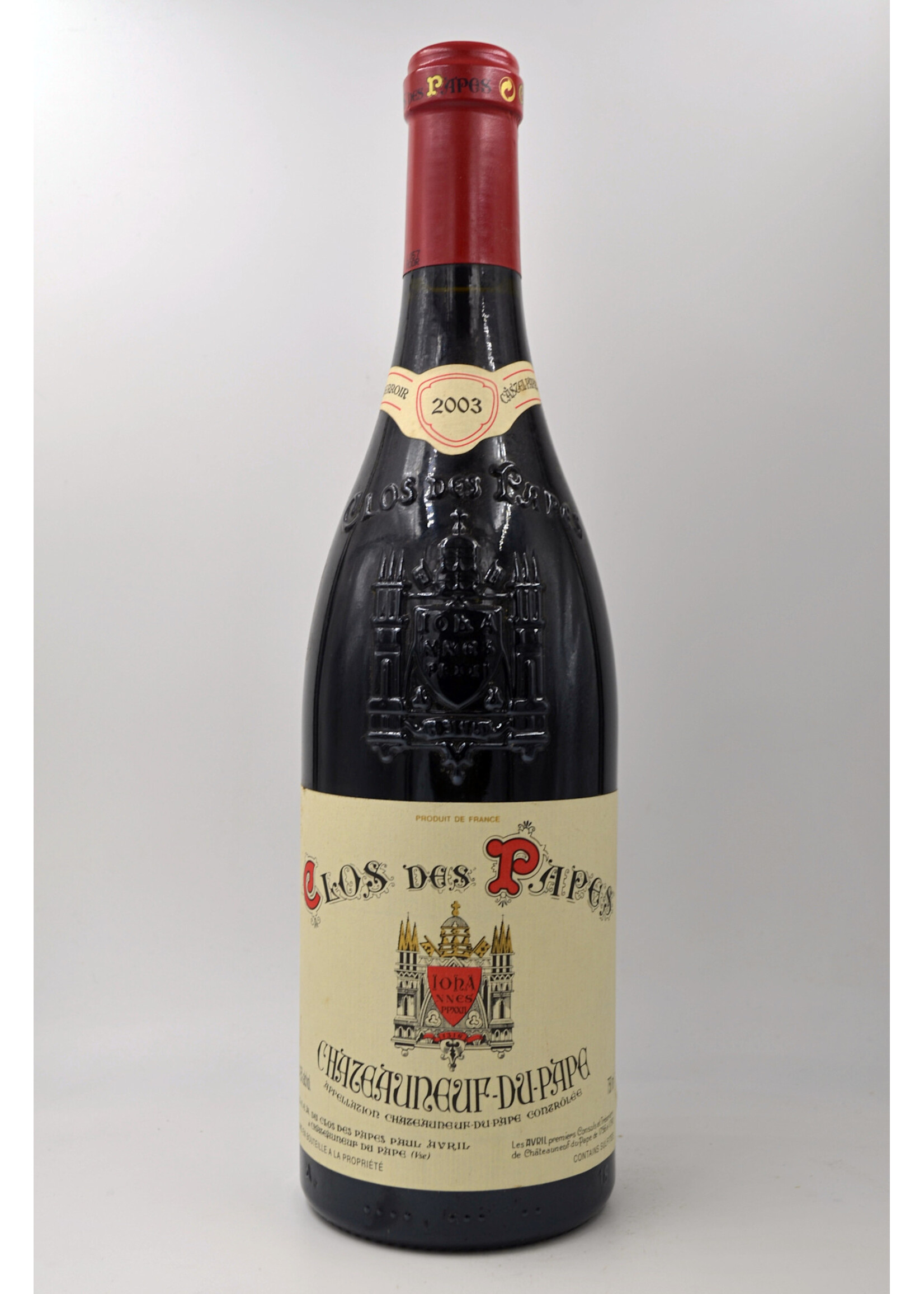 2003 Chateauneuf du Pape Clos des Papes