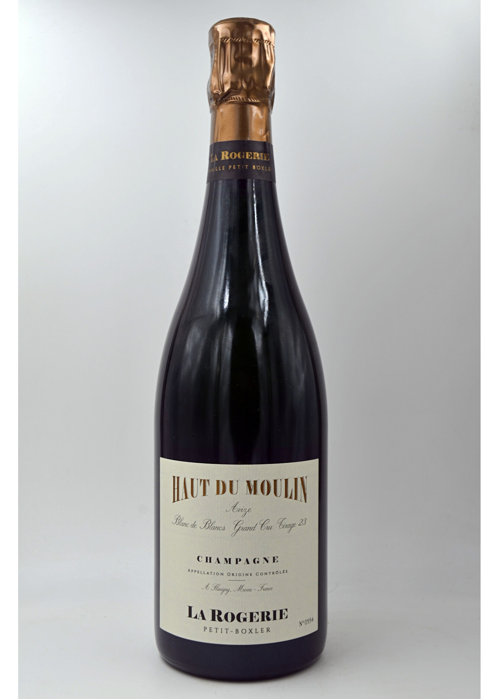 NV Blanc de Blancs Grand Cru Haut du Moulin la Rogerie (tirage 23 deg 26)
