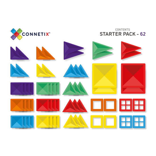 Connetix | Starter Pack (62 pieces)