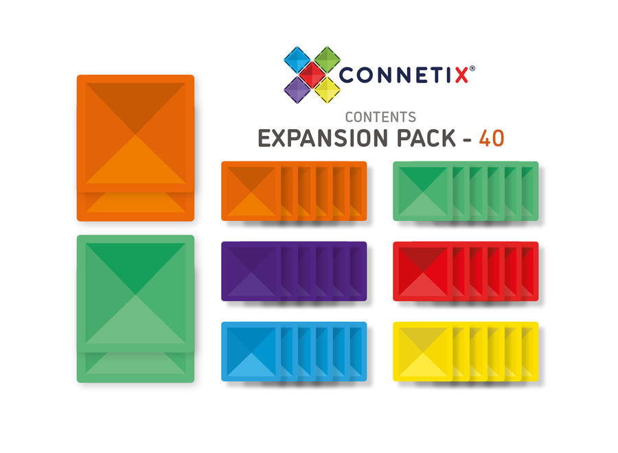 Connetix | Expansion Pack (40 pieces)