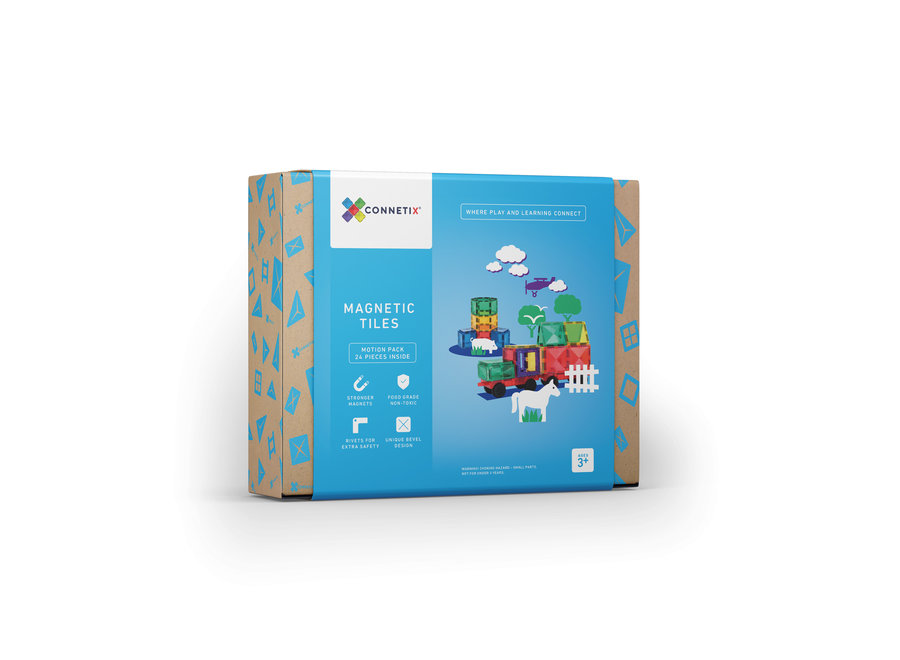 Connetix | Rainbow Motion Pack (24 pieces)