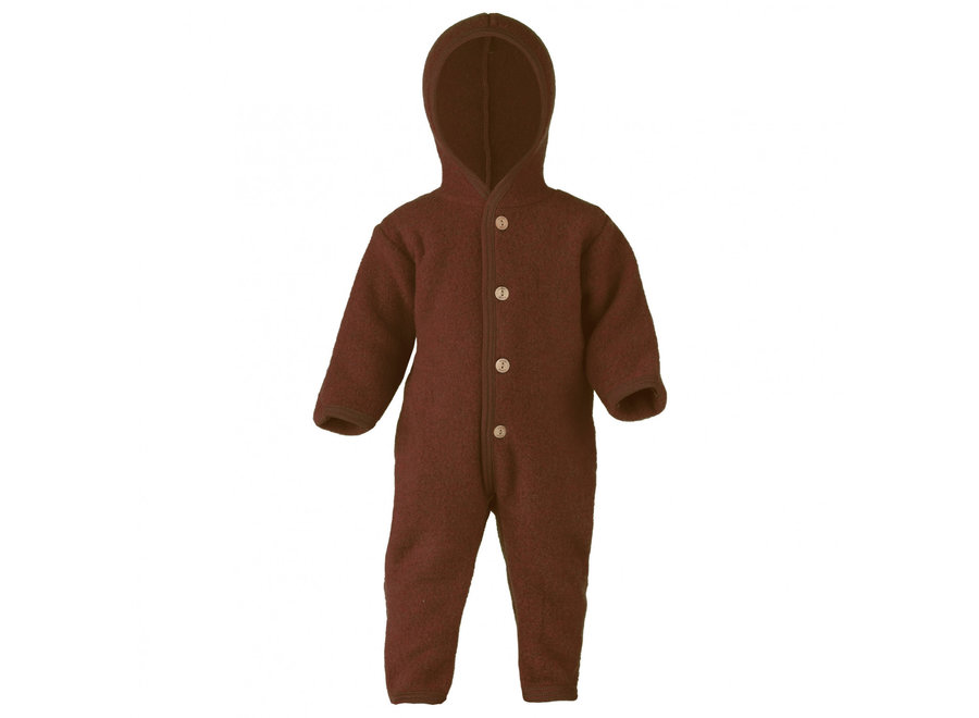 Engel | Hooded Overall  cinnamon mélange