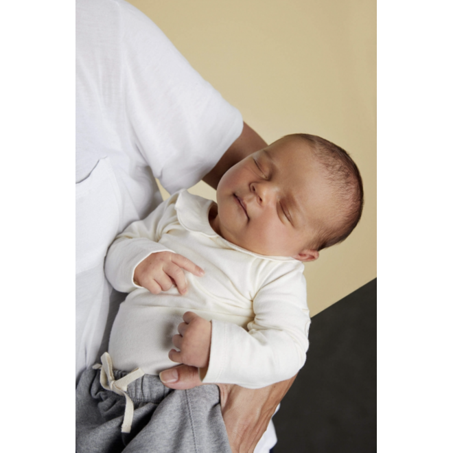 Gray Label | Baby Collar Onesie GOTS Cream