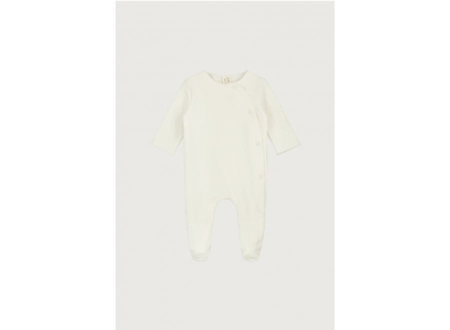 Newborn Suit with Snaps GOTS | Cream