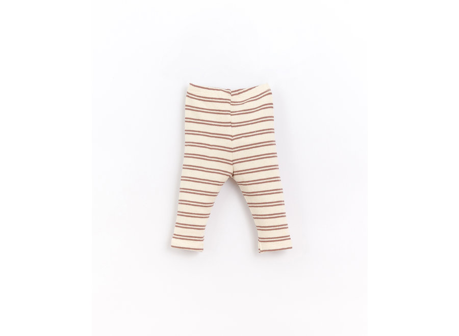 Striped Jersey Leggings | Caruma