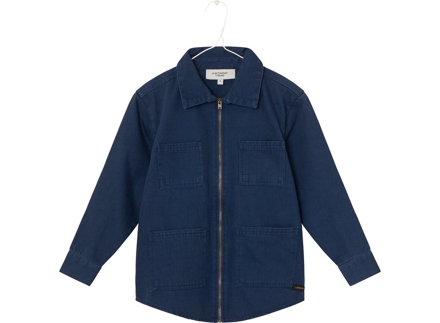 Anton Shirt Jacket | Ensign Blue