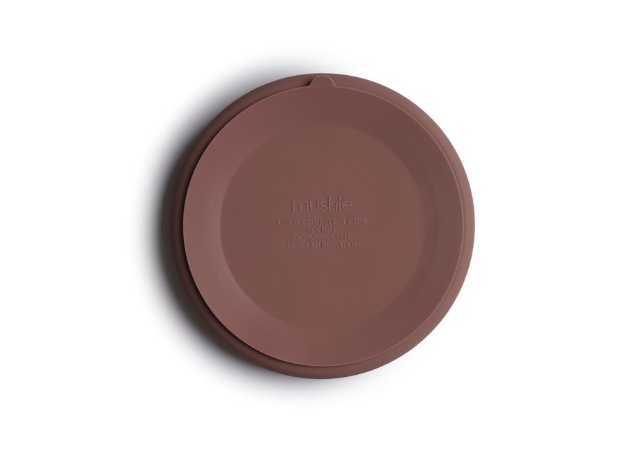 Mushie | Silicone Plate Cloudy Mauve