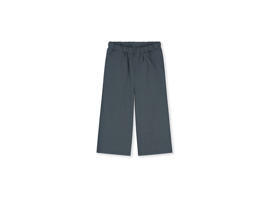 Straight Leg Trousers GOTS | Blue Grey