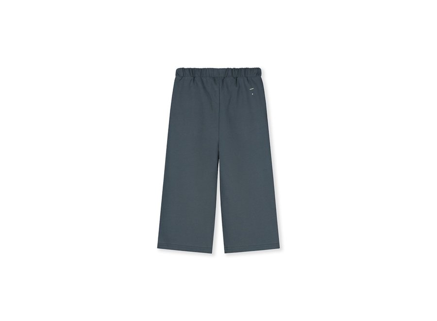 Straight Leg Trousers GOTS | Blue Grey