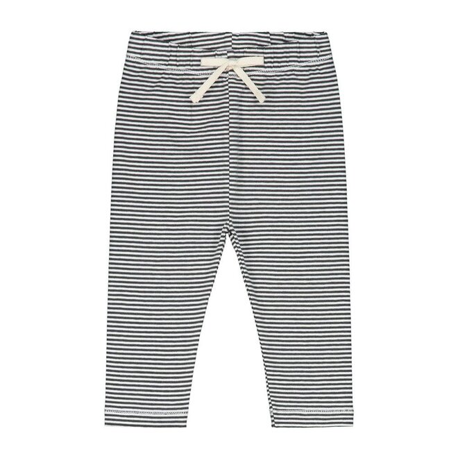 Baby Leggings GOTS | Nearly Black/Cream