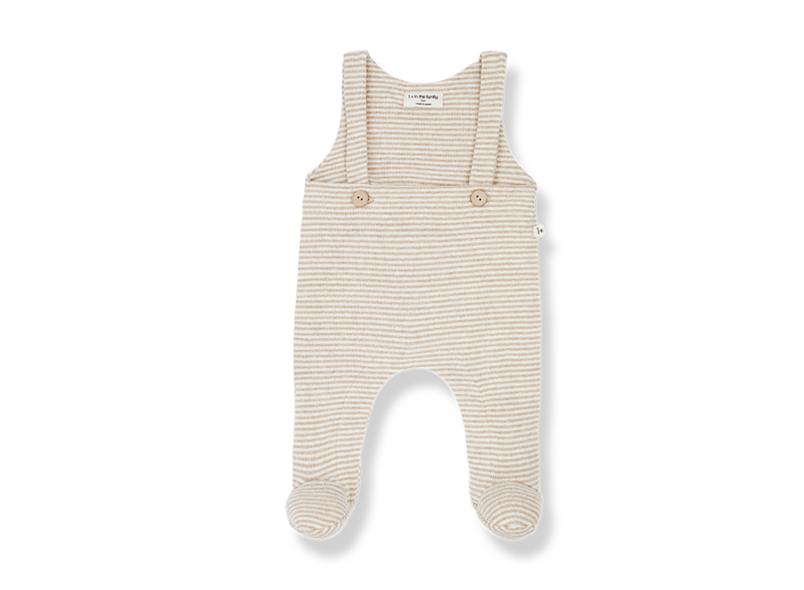 Francois Overall W/Feet | Beige