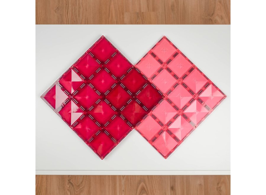 Connetix | Base Plate Pink & Berry (2 pieces)