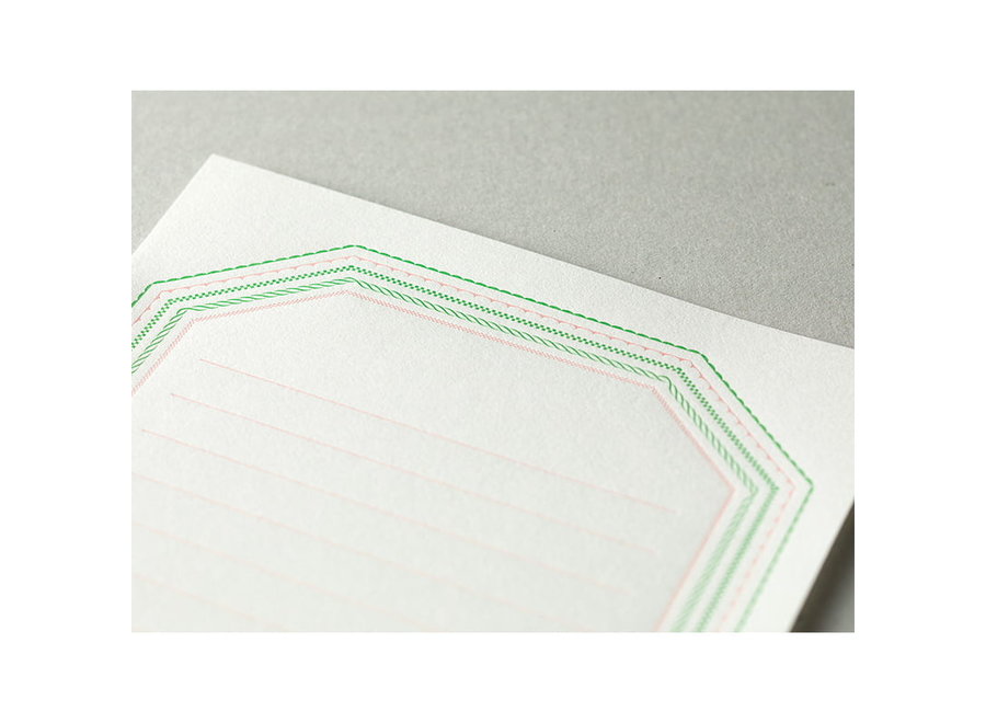 Midori | Letterpress Letter Set Frame Pink