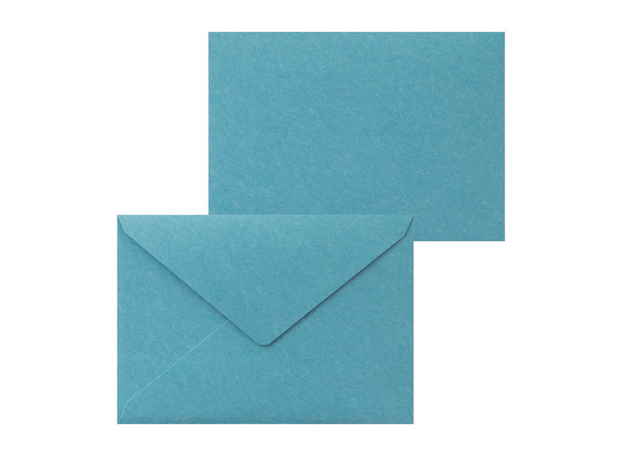 Midori | Letterpress Letter Set Frame Blue