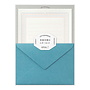 Midori | Letterpress Letter Set Frame Blue