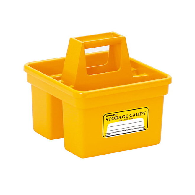 Storage Caddy Small Yellow