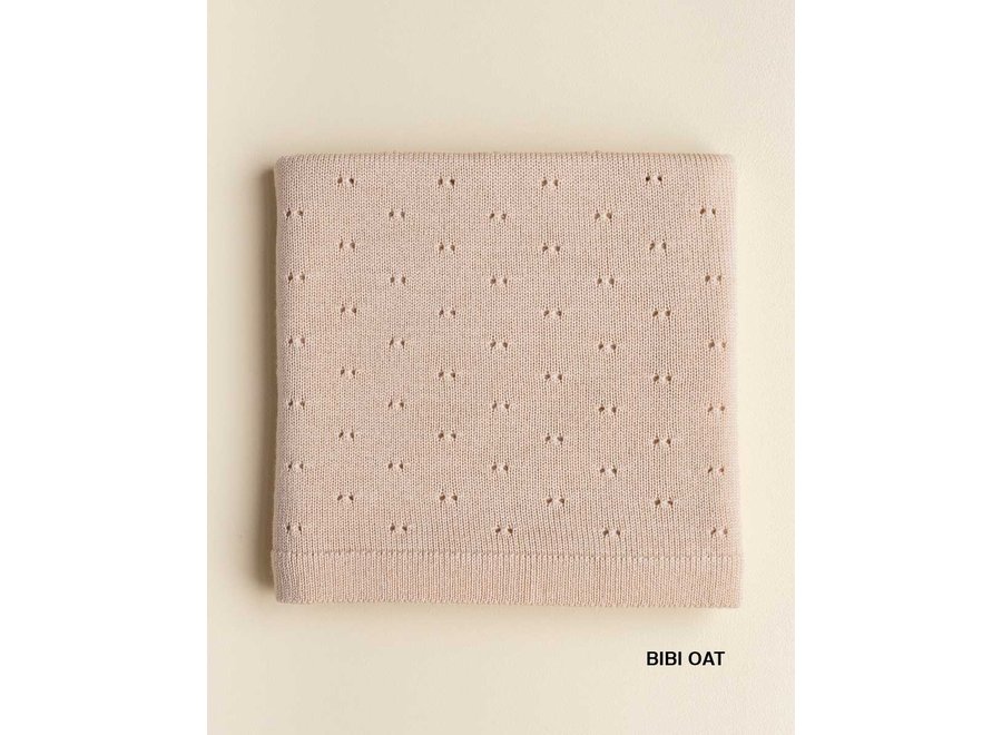 Hvid | blanket Bibi oat