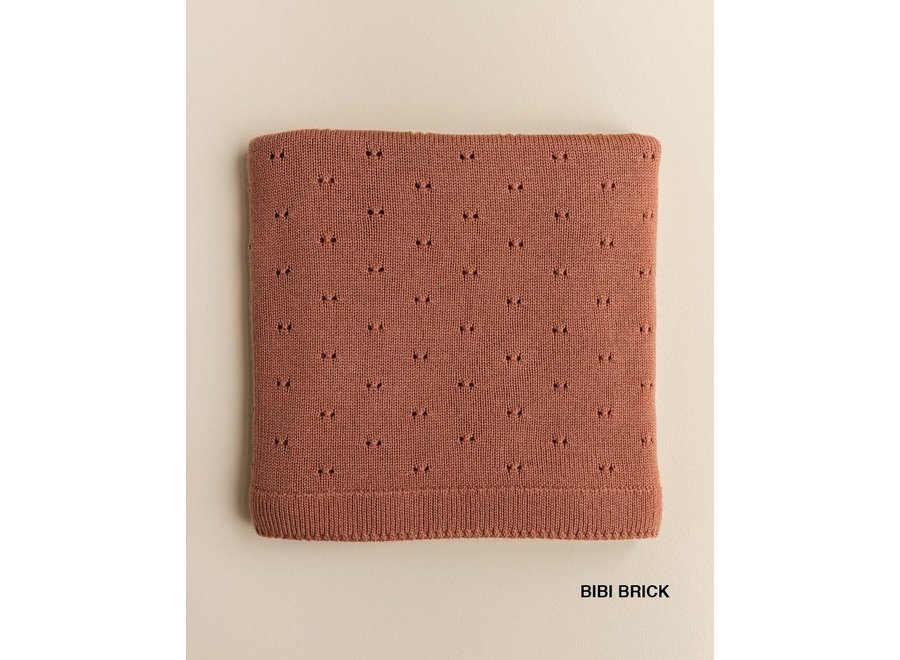 Hvid | blanket Bibi brick