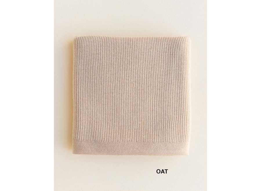 Hvid | Blanket Felix Oat