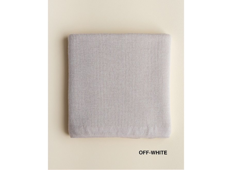 Hvid | blanket Felix off-white