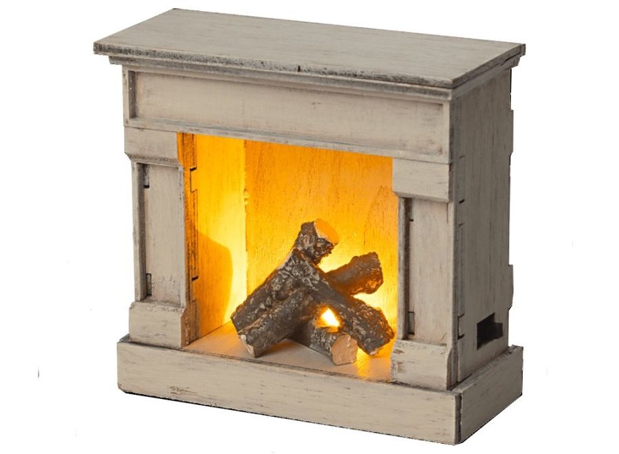 Miniature fireplace - Off-white