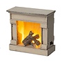 Maileg | Miniature fireplace - Off-white
