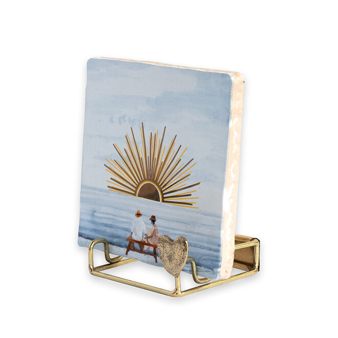 Storytiles | Golden Holdie Heart One size