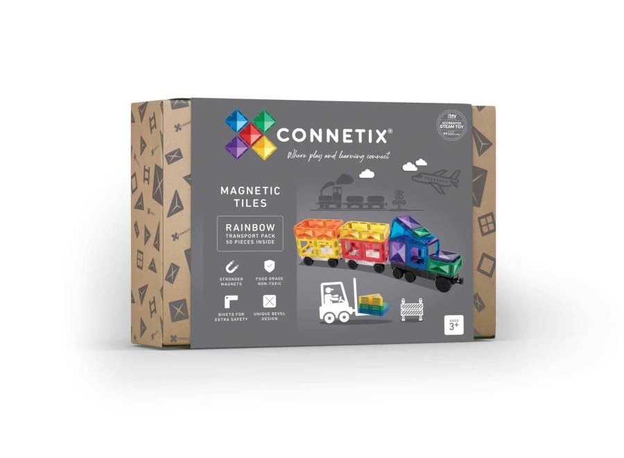 Connetix | Rainbow Transport Pack (50 pieces)