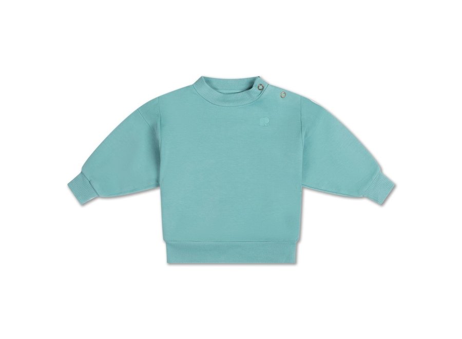 Repose AMS | crewneck sweater greyish turquoise