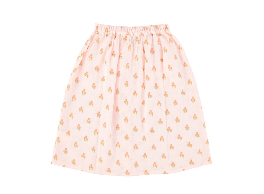 Piupiuchick | Long Skirt Light Pink Flowers