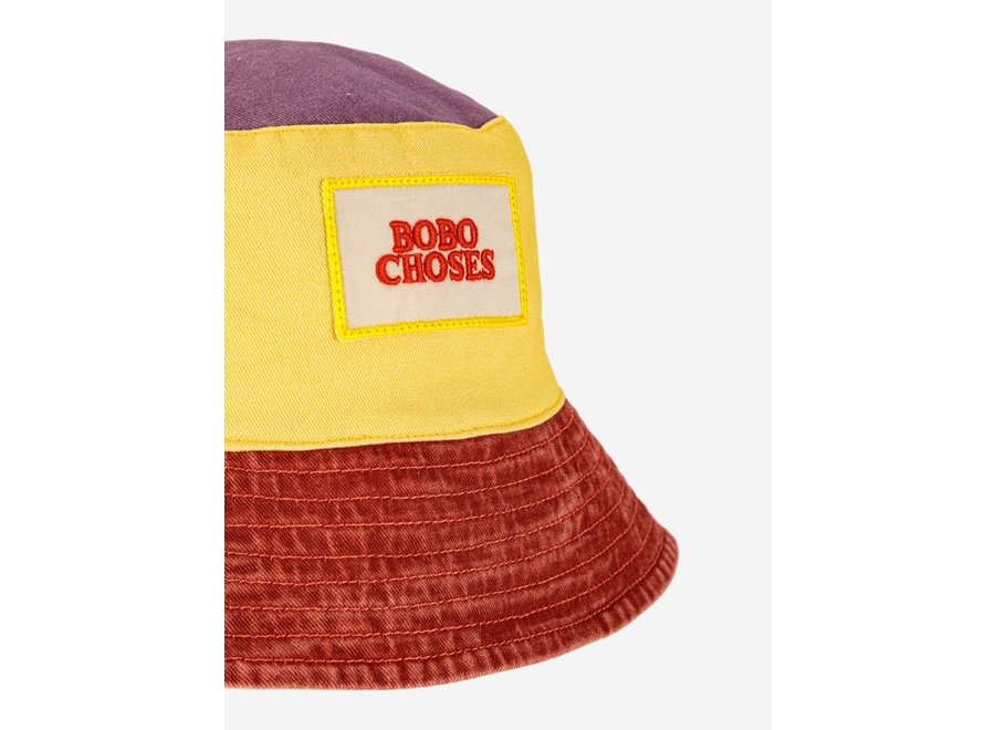 Bobo Choses | Sea Flower reversible hat Yellow