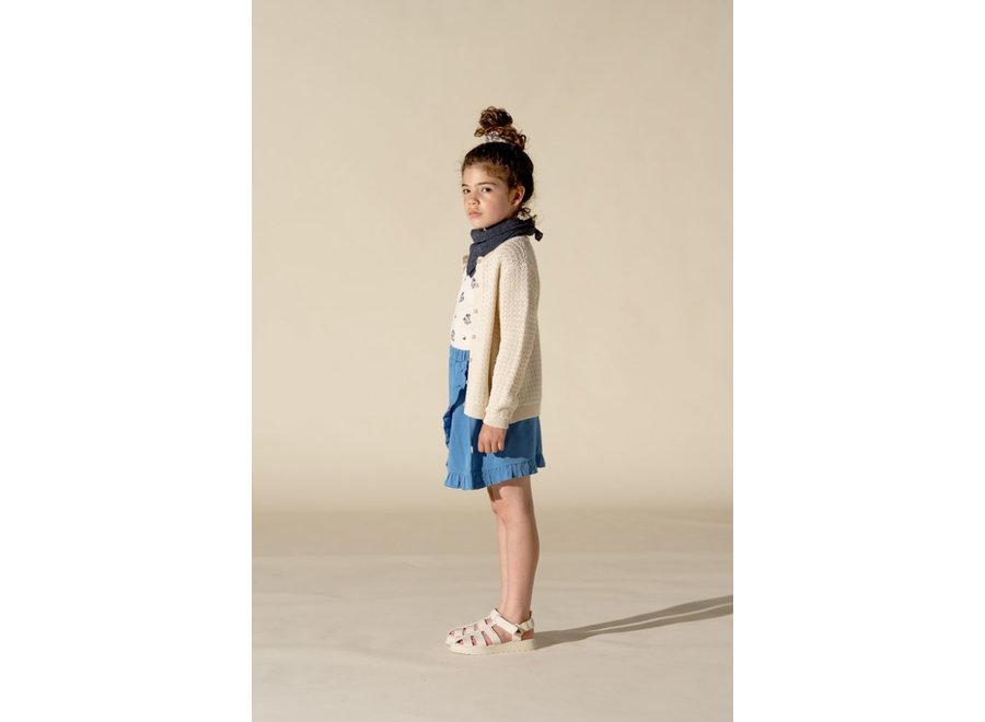 House of Jamie | Knitted Girls Cardigan Marshmallow