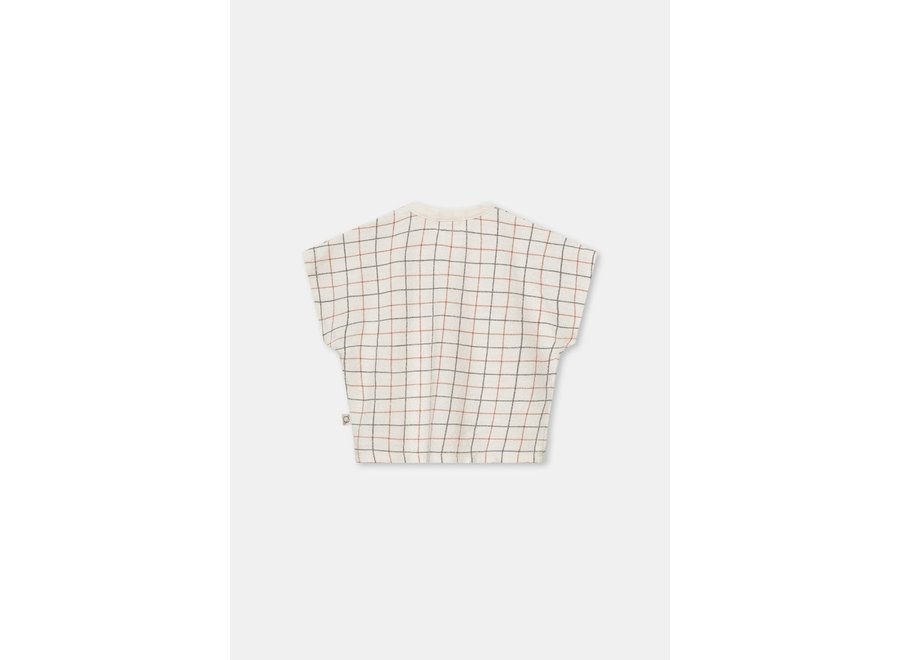 My Little Cozmo | Micah Plaid crepe baby T-shirt