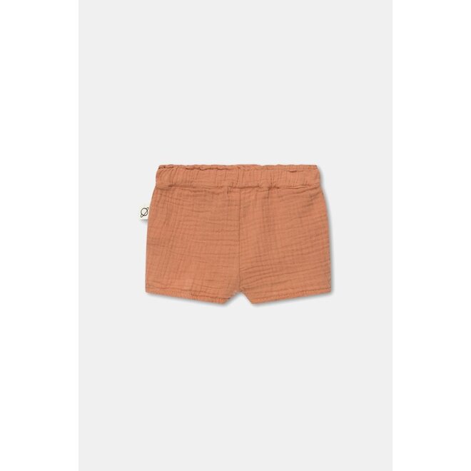 My Little Cozmo | Stella Gauze skirt shorts Terracotta