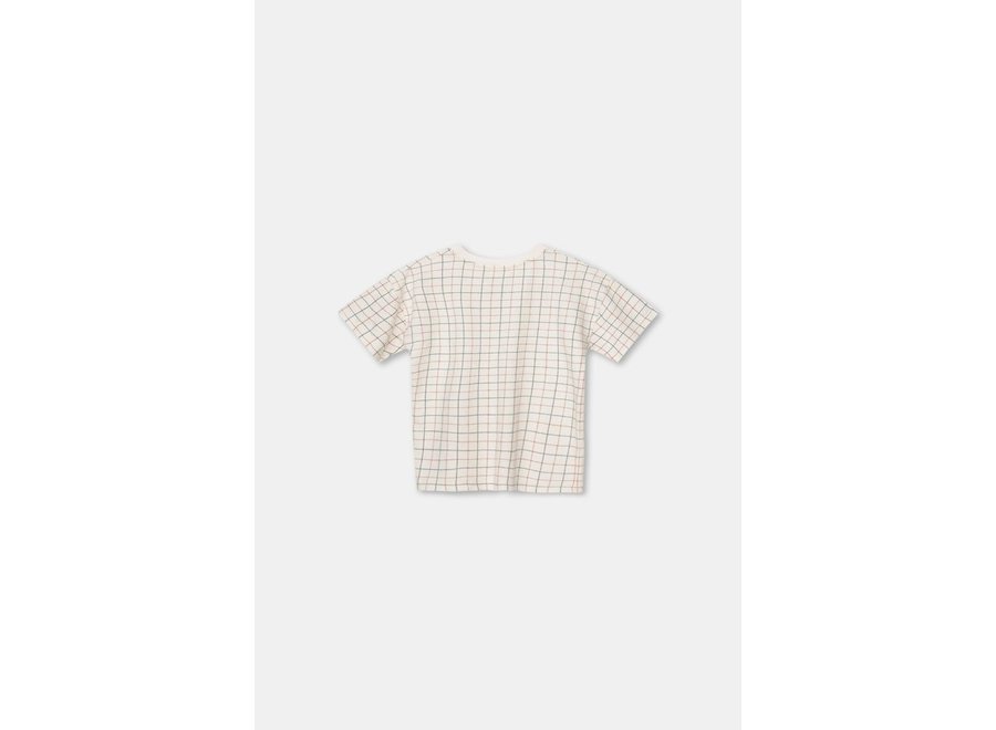 My Little Cozmo | Lew Plaid crepe T-shirt