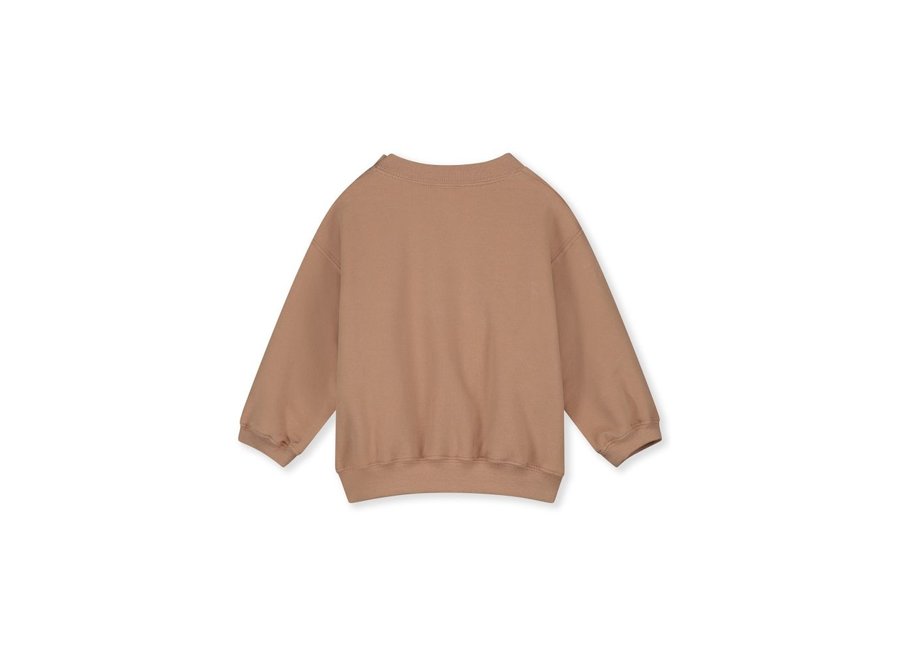 Gray Label | Baby Dropped Shoulder Sweater GOTS Biscuit