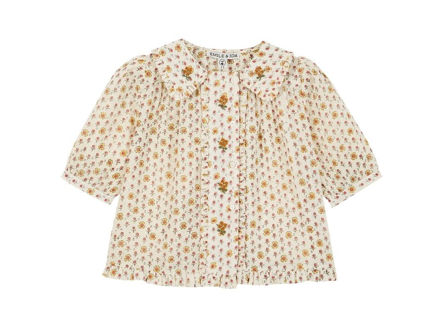 Blouse Imprimee Brodee Daisy