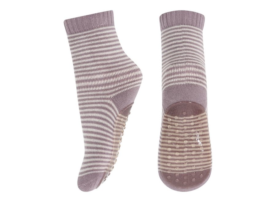 MP Denmark | Vilde socks with anti-slip Elderberry
