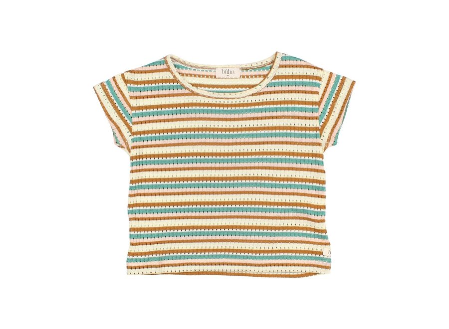 Búho | Fancy Knitted T-Shirt Multicolor