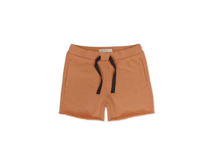 Chunky sweat shorts dune