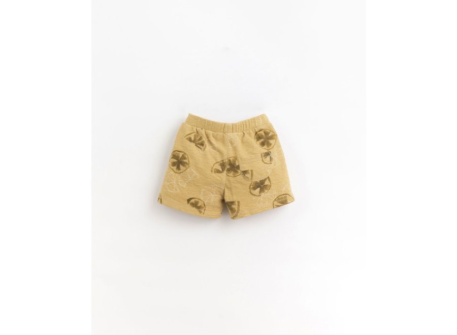 Play Up | Printed Flamé Jersey Shorts Moringa