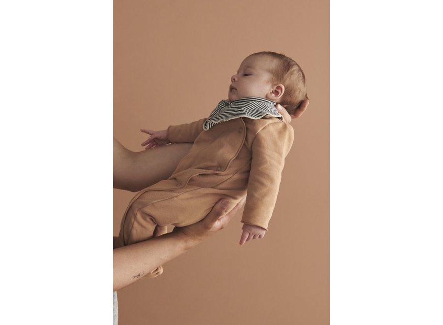Gray Label | Baby Suit with Snaps GOTS Biscuit