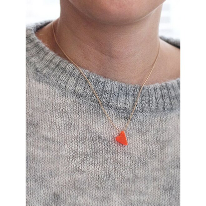 Turina | #lovedbyme Turina Fluo Red Ketting