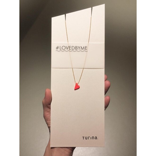 Turina | #lovedbyme Turina Fluo Red Ketting