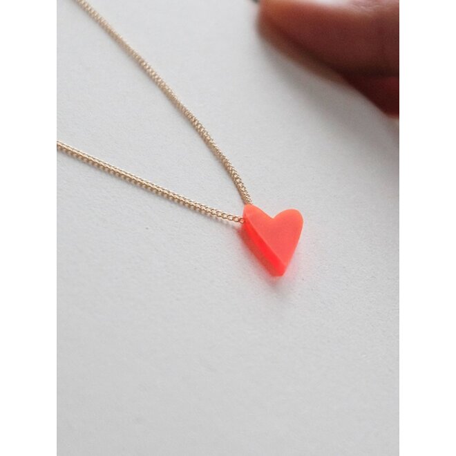 Turina | #lovedbyme Turina Fluo Red Ketting
